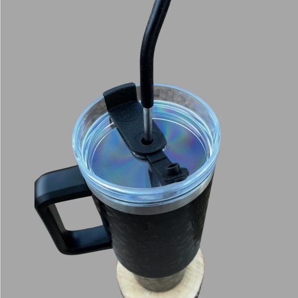 40oz Black Leopard Print Tumbler NEW - Picture 8 of 8